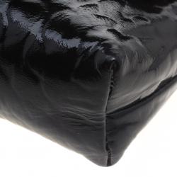 Marc Jacobs Dark Green Patent Leather Embellished Crossbody Bag