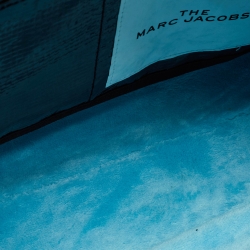 Pre Owned Marc Jacobs Black/Yellow Tarp Medium The Tote Bag