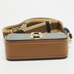 Pre Owned Marc Jacobs Multicolor Patent Leather Snapshot Crossbody Bag