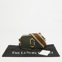 Pre Owned Marc Jacobs Multicolor Patent Leather Snapshot Crossbody Bag