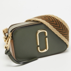 Pre Owned Marc Jacobs Multicolor Patent Leather Snapshot Crossbody Bag