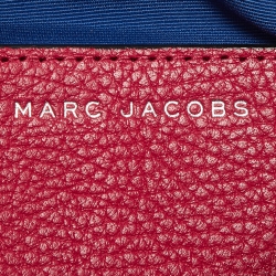 Pre Owned Marc Jacobs Coral Pink Leather Small Shutter Camera Crossbody Bag