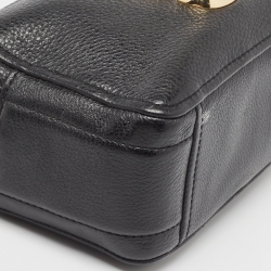 Pre Owned Marc Jacobs Black Leather The Softshot 21 Camera Bag