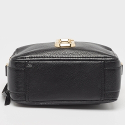 Pre Owned Marc Jacobs Black Leather The Softshot 21 Camera Bag