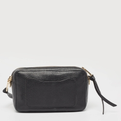 Pre Owned Marc Jacobs Black Leather The Softshot 21 Camera Bag