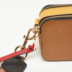 Pre Owned Marc Jacobs Multicolor Patent Leather Snapshot Camera Crossbody Bag