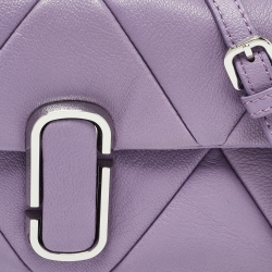 Pre Owned Marc Jacobs Lilac Puffy Diamond Quilted Leather Shoulder Bag