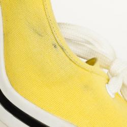 Pre Owned Marc Jacobs Yellow Cap Toe Bow Pumps Size 39.5