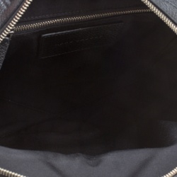 Marc Jacobs Black Leather Grommet Biker Backpack