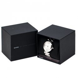 Marc Jacobs Silver Stainless Steel Dotty MJ3475 Women's Wristwatch 34 mm