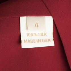 مملوكة مسبقًا Marchesa Cherry Red Ruffle Gown S