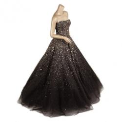 Marchesa Strapless Embellished Ball Gown S