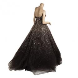 Marchesa Strapless Embellished Ball Gown S