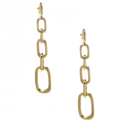 Marco Bicego Murano 18K Yellow Gold Graduating Link Drop Earrings
