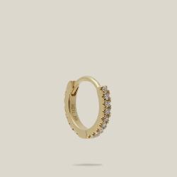 مملوكة مسبقًا قرط ماريا تاش غولد إيترنيتي ألماس وذهب أصفر حلقة واحدة