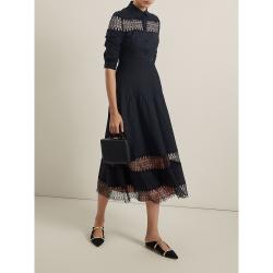 Pre Owned MARK CROSS Black Grace Small Leather Box Bag