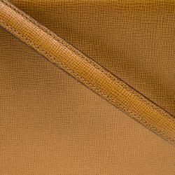 Mark Cross Tan Leather Large Grace Box Bag