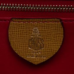 Mark Cross Tan Leather Large Grace Box Bag