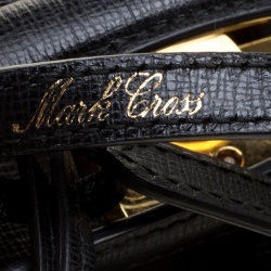 Mark Cross Black Leather Medium Grace Box Bag