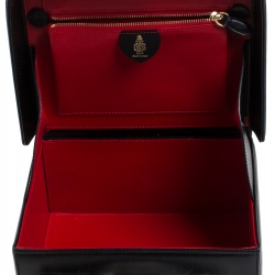 Mark Cross Black Leather Grace Box Bag