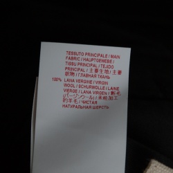 Pre Owned Marni Black Double Worsted Wool High Waist Wide Leg Pants S