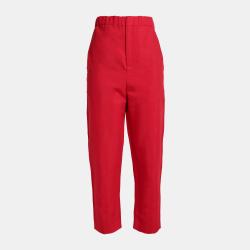 Cotton Blend Tapered Pants S (IT