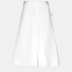 Cotton Flared Midi Skirt M (IT