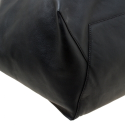 Pre Owned Marni Black Leather Slouchy Shopper 