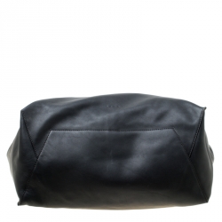 Pre Owned Marni Black Leather Slouchy Shopper 