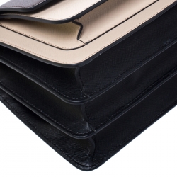 Pre Owned Marni Tri Color Leather Medium Trunk Shoulder Bag