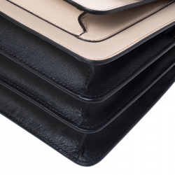 Pre Owned Marni Tri Color Leather Medium Trunk Shoulder Bag