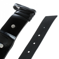 Marni Black Patent Leather Belt 80cm