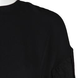 Marni Black Linen Sleeve Detail Drop Back Dress M