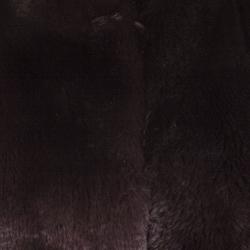 Pre Owned Marni Brown Rabbit Fur Vest S