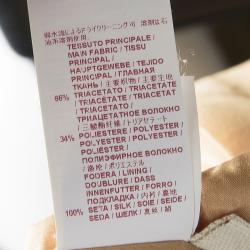 Pre Owned Marni Pale Orange Box Pleat Detail Sleeveless Dress S