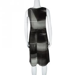 Pre Owned Marni Tie Dye Print Sleeveless Padded Midi Dress S