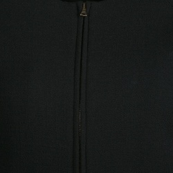 Marni Black Wool Zip Front Tailored Top M