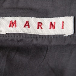 Pre Owned Marni Diamond Print Bow Waist Detail Asymmetric Draped Skirt S