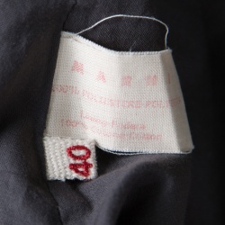 Pre Owned Marni Diamond Print Bow Waist Detail Asymmetric Draped Skirt S