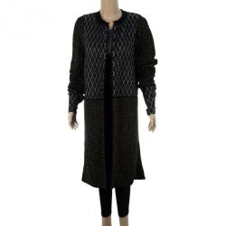 Marni Black Long Knit Cardigan M