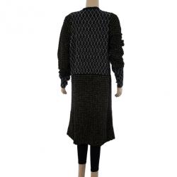 Marni Black Long Knit Cardigan M