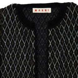 Marni Black Long Knit Cardigan M