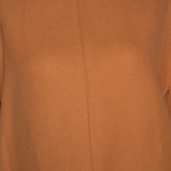 Pre Owned Marni Orange Wool Crepe Top M