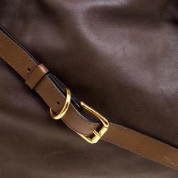 Marni Fatigue Green Leather Shoulder Bag