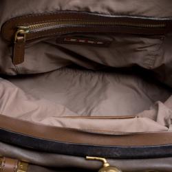 Marni Fatigue Green Leather Shoulder Bag