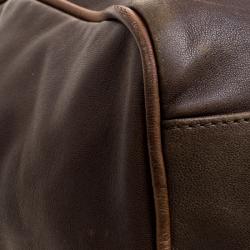 Marni Fatigue Green Leather Shoulder Bag
