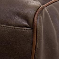 Marni Fatigue Green Leather Shoulder Bag