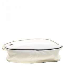 Pre Owned Marni White Leather Flap Shoulder Bag