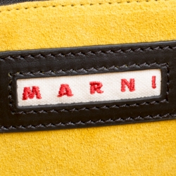 Marni Multicolor Leather Medium Hexagonal Trunk Shopper Tote
