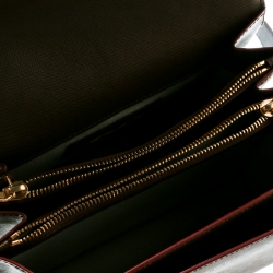 Marni Brown/Black Leather Medium Trunk Shoulder Bag